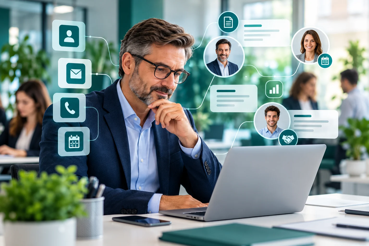 Gestione digitale dei contatti commerciali e delle relazioni con i clienti attraverso strumenti CRM